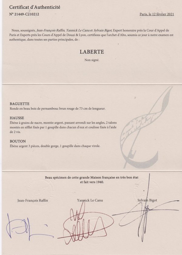 Violabogen: Marc Laberte, um 1940 – Bild 3