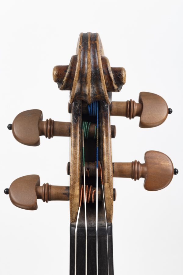 Violine, Geige, François Couturieux, Mirecourt, Schnecke vorne