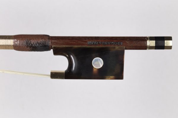 Geigenbogen, Violinbogen, Benoit Rolland, Paris um 1985, Frosch